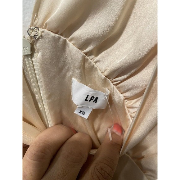 LPA Sabina Dress in Champagne Sold Out on Revolve Size XS - Picture 3 of 4
